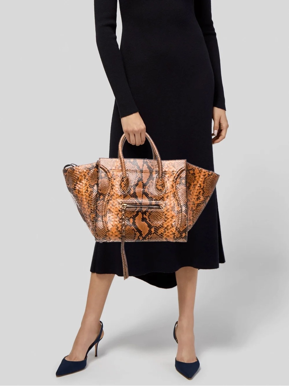 Celine Phantom Tote in Python - Picture 4 of 4